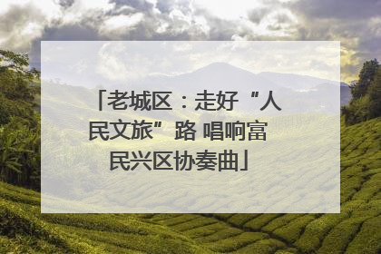 老城区：走好“人民文旅”路 唱响富民兴区协奏曲