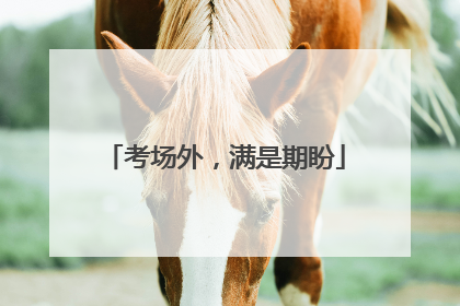 考场外，满是期盼