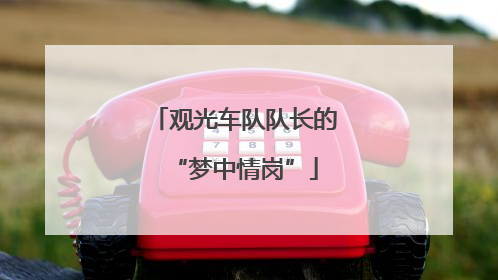 观光车队队长的“梦中情岗”