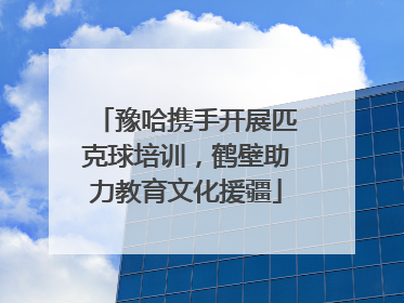 豫哈携手开展匹克球培训，鹤壁助力教育文化援疆
