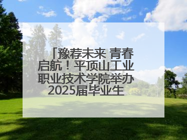 豫荐未来 青春启航！平顶山工业职业技术学院举办2025届毕业生夏季招聘会