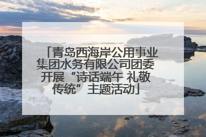 青岛西海岸公用事业集团水务有限公司团委开展“诗话端午 礼敬传统”主题活动