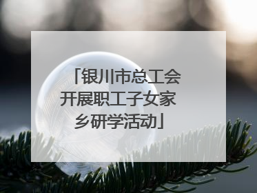 银川市总工会开展职工子女家乡研学活动