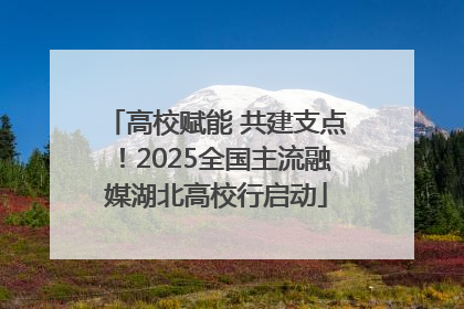 高校赋能 共建支点！2025全国主流融媒湖北高校行启动