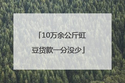 10万余公斤豇豆货款一分没少