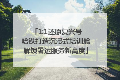 1:1还原复兴号 哈铁打造沉浸式培训舱解锁暑运服务新高度