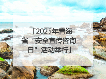 2025年青海省“安全宣传咨询日”活动举行