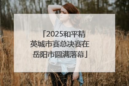 2025和平精英城市赛总决赛在岳阳市圆满落幕