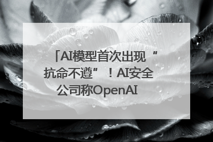 AI模型首次出现“抗命不遵”！AI安全公司称OpenAI o3模型出现异常
